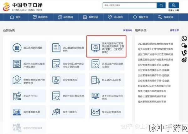 出口收汇网上核销申报系统：优化升级出口收汇网上核销申报系统以提升用户体验