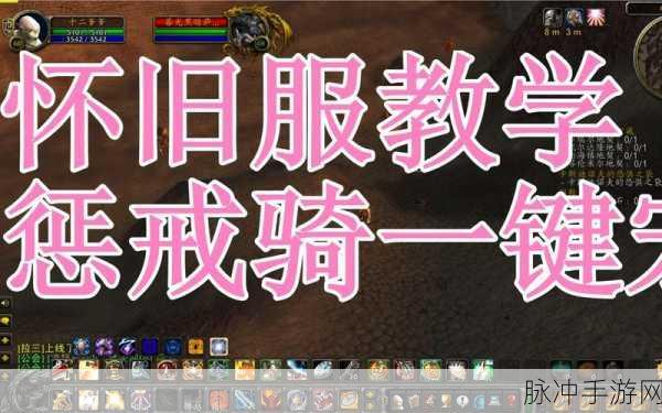 wlk惩戒骑插件：全新升级的WLK惩戒骑插件，助你轻松掌握战斗技巧！