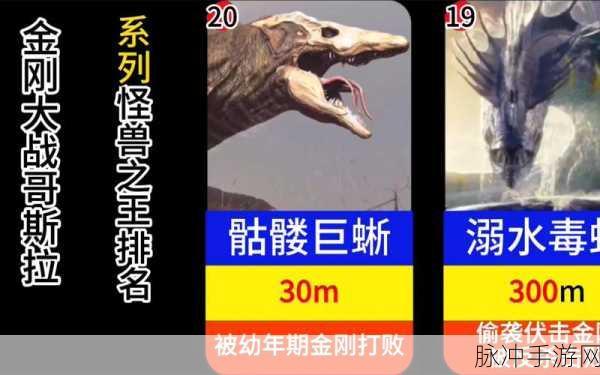 哥斯拉十大最强怪兽排名：探索哥斯拉宇宙：十大最强怪兽排名解析与对决