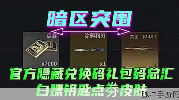 暗区突围cdk礼包兑换码2024：2024年暗区突围CDK礼包兑换码全新发布攻略