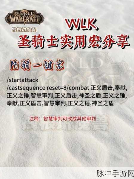 巫妖王之怒生存猎人宏命令大全：巫妖王之怒生存猎人宏命令大全及实用技巧解析