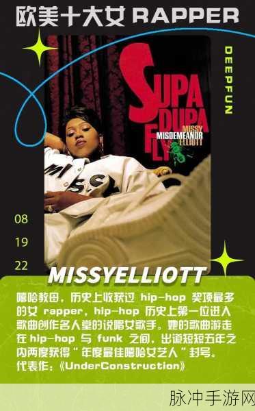 美国人女rapper：美国女rapper的崛起与文化影响：探索她们的音乐之路