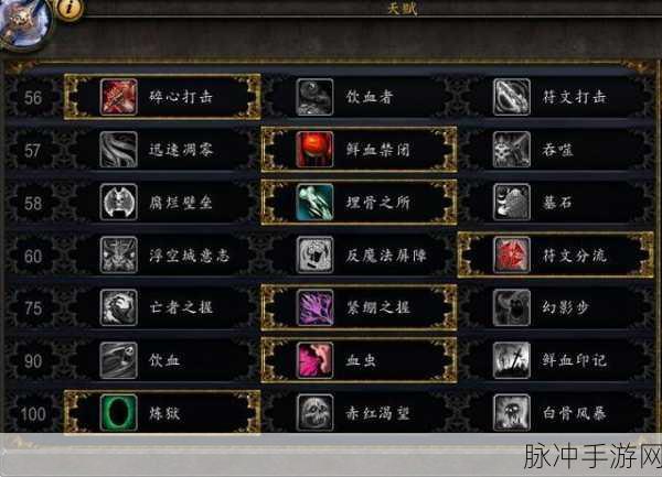 血dkT天赋：血DK天赋系统全面解析：技能树与玩法深度剖析