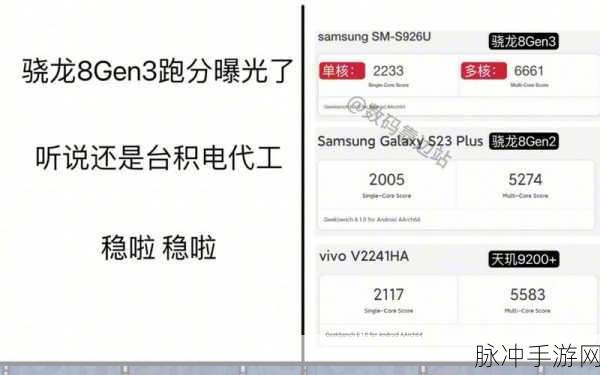 8gen3 跑分爆料：拓展8 Gen 3 跑分惊人，性能提升超出预期揭秘！