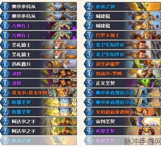 炉石传说深度攻略，神恩骑士卡组全面介绍