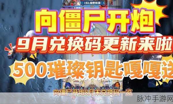 向僵尸开炮 2024 时装兑换码全揭秘