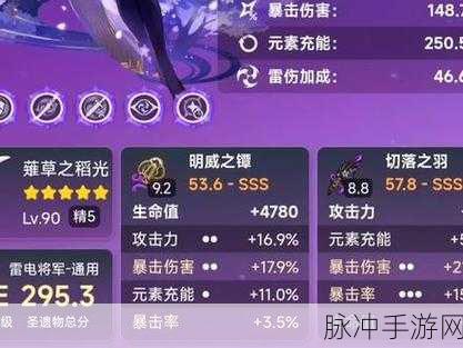 原神雷神毕业面板深度剖析与指南