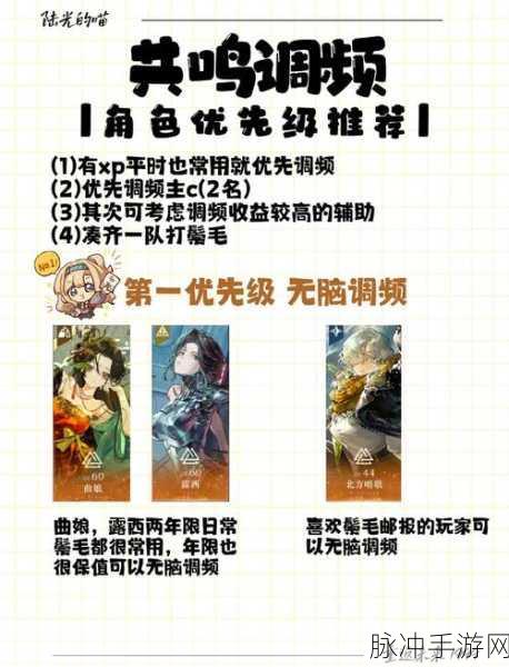 重返未来 1999，深度解析共鸣机制的关键用处