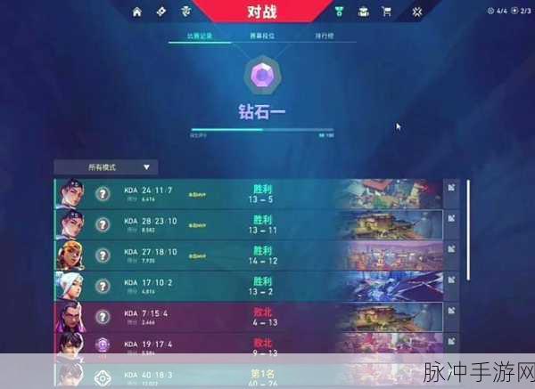 无畏契约段位划分全解析，助你登顶巅峰
