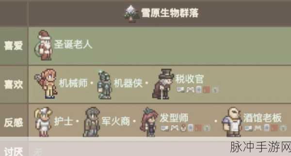 泰拉瑞亚 NPC 最佳分配秘籍大揭秘