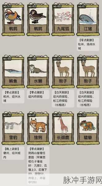 江南百景图，小动物获取秘籍大公开