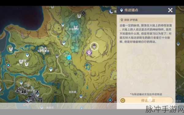 原神，轻松解锁掣电树旁神秘锚点秘籍