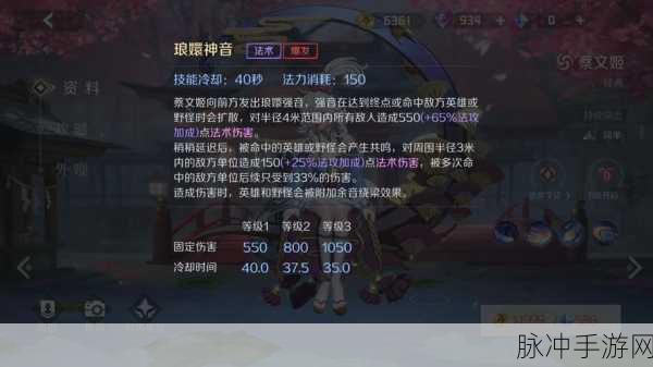 铁杆三国神蔡文姬实力全解析