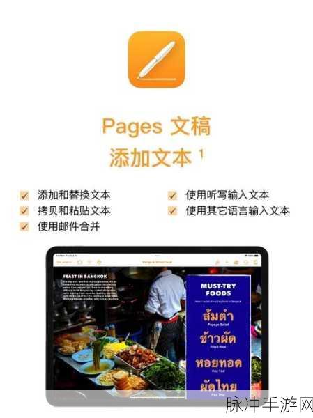 掌握 Pages 文稿 助力手游攻略制作秘籍