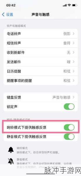 iPhone 静音振动设置秘籍 畅玩手游无忧