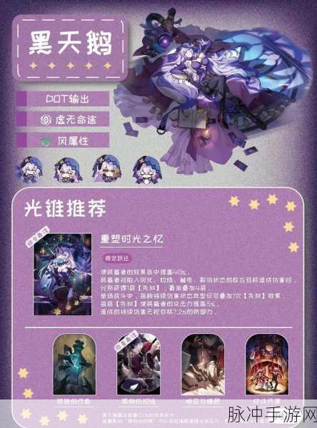 崩坏星穹铁道黑天鹅上线时间终极探秘