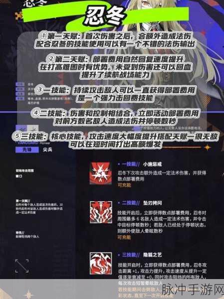 明日方舟六星干员技能专三深度解析
