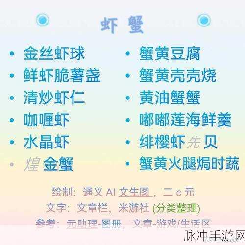 原神黄金蟹制作全攻略,解锁美味与增益的秘诀