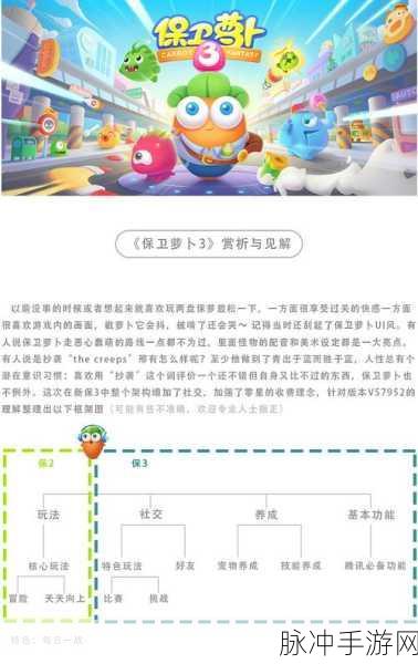 保卫萝卜 3 上线时间大揭秘与深度攻略