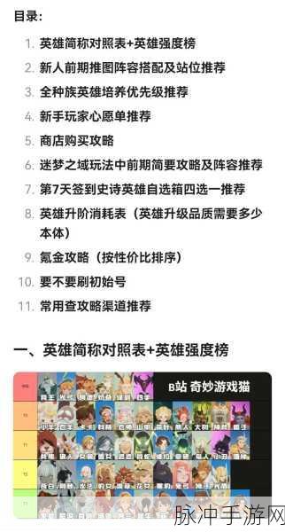 剑与远征,启程 公测开荒秘籍指南