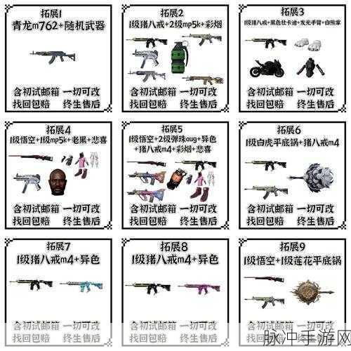 绝地求生刺激战场新版本配件选择全攻略