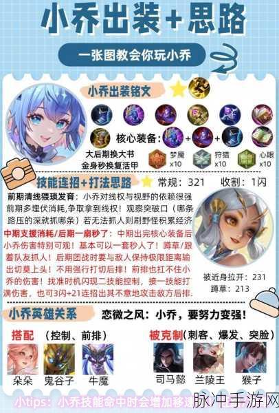 主公跑跑跑,吴国魔三武将之魔小乔深度解析