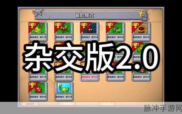 植物大战僵尸杂交版挑战模式 33 关致胜秘籍