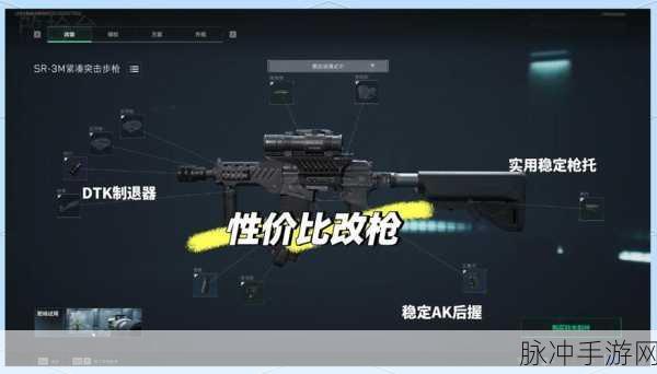 少女前线新枪SR3MP深度解析,性能与实战价值