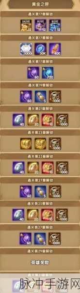 剑与远征秘宝峡湾奖励全揭秘 正式服深度剖析