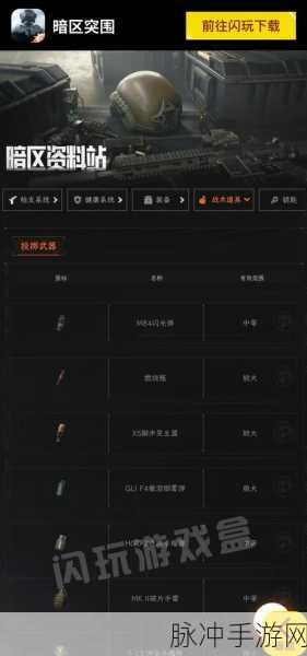 暗区突围瞄具任务通关秘籍大揭秘