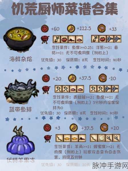 饥荒游戏中那些性价比超高的美味食谱大揭秘