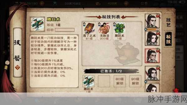 烟雨江湖偷天刀秘籍全攻略指南