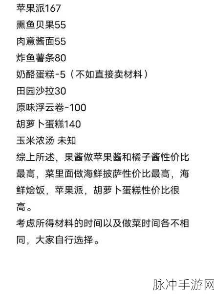 心动小镇中炸鱼薯条的完美制作秘籍