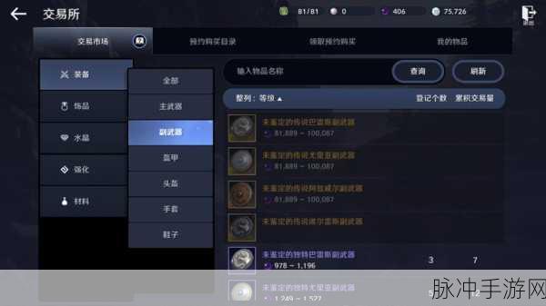 黑色沙漠手游深度攻略,太古装备详细介绍与华丽的空壳坐标一览