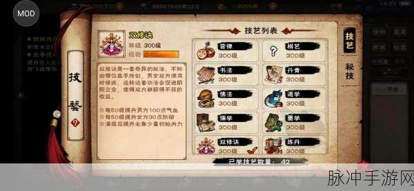 烟雨江湖苏念雪武功搭配全攻略