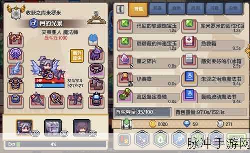 伊洛纳手游深度攻略,食物装备的作用与详细介绍