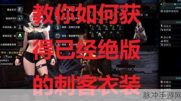 怪物猎人世界手游攻略,掠夺衣装掉落物详解