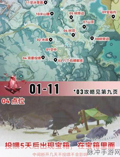 原神雪山绯红玉髓采集全攻略,24个精选位置详解