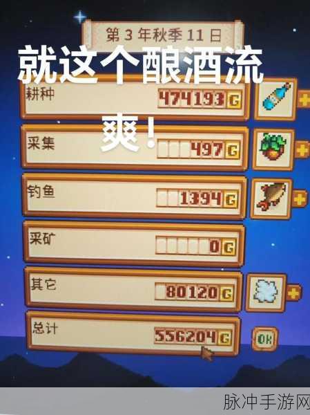 星露谷物语酿酒流高额利润探秘与攻略