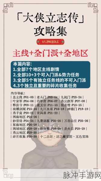 大侠立志传福临客栈任务全解指南