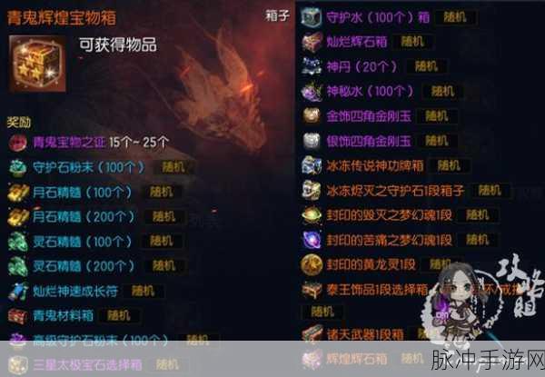 神都夜行录，寻宝秘籍之宝物分布全解析