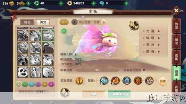 寻仙手游骑宠融合全攻略