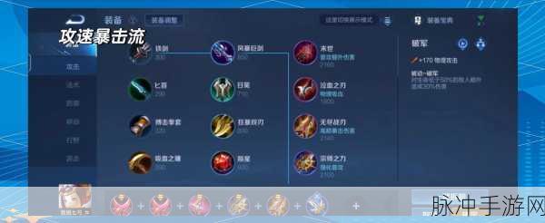 王者荣耀出装与换装秘籍,制霸战场的关键策略