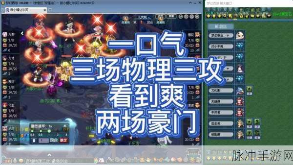 梦幻西游手游物理型特殊技能深度探秘，登顶排行榜的秘诀与效能剖析