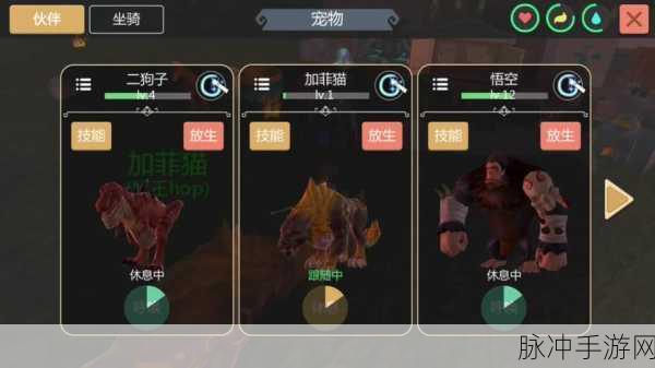 创造与魔法手游攻略，揭秘剑齿王捕捉所需饲料数量