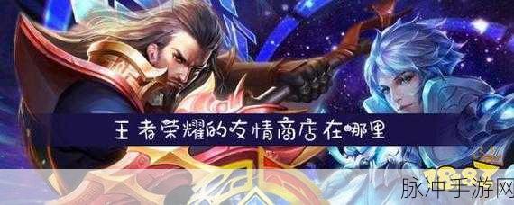 王者荣耀友情商店深度探索，究竟在何处？详细揭晓位置所在