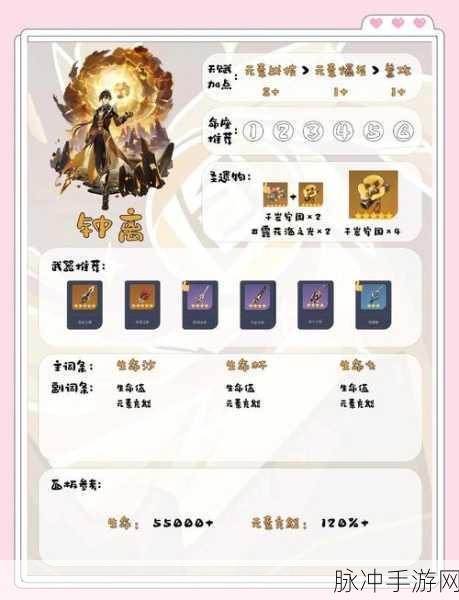 原神钟离培养全攻略,解锁岩神之力,打造全能守护者