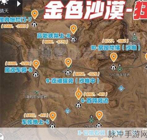 黎明觉醒金色沙漠藏宝图位置全攻略