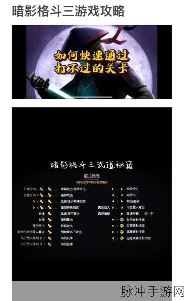 暗影格斗3中文无限钻石金币版,深度解析格斗竞技玩法的小游戏攻略