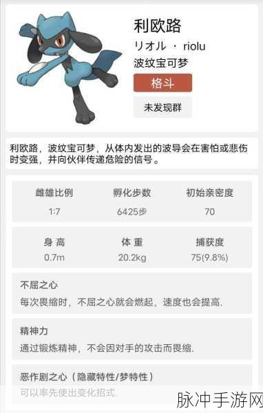 口袋妖怪漆黑的魅影5.0路卡利欧决战招全面解析